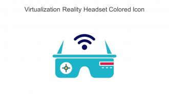 Virtualization Reality Headset Colored Icon In Powerpoint Pptx Png And Editable Eps Format