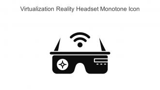 Virtualization Reality Headset Monotone Icon In Powerpoint Pptx Png And Editable Eps Format
