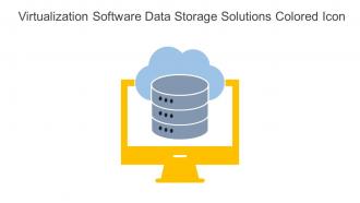 Virtualization Software Data Storage Solutions Colored Icon In Powerpoint Pptx Png And Editable Eps Format