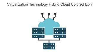 Virtualization Technology Hybrid Cloud Colored Icon In Powerpoint Pptx Png And Editable Eps Format