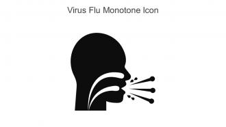 Virus Flu Monotone Icon In Powerpoint Pptx Png And Editable Eps Format