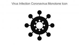 Virus Infection Coronavirus Monotone Icon In Powerpoint Pptx Png And Editable Eps Format