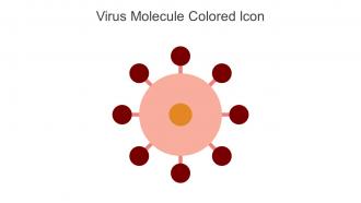 Virus Molecule Colored Icon In Powerpoint Pptx Png And Editable Eps Format