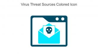 Virus Threat Sources Colored Icon In Powerpoint Pptx Png And Editable Eps Format