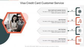 Visa Credit Card Customer Service In Powerpoint And Google Slides Cpb