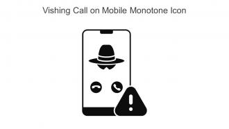 Vishing Call On Mobile Monotone Icon In Powerpoint Pptx Png And Editable Eps Format