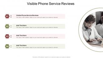 Visible Phone Service Reviews In Powerpoint And Google Slides Cpb