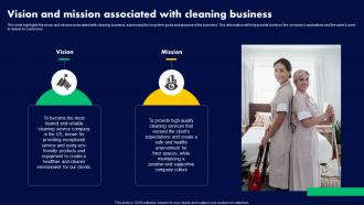 Vision And Mission Associated With Cleaning Business Cleaning Services Company Overview