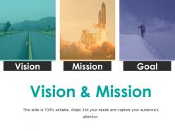 Vision and mission presentation powerpoint templates