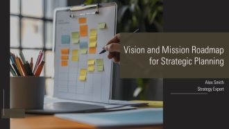 Vision And Mission Roadmap For Strategic Planning PPT Outline AT