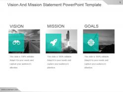 Vision and mission statement powerpoint template