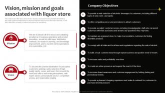 Vision Mission And Goals Associated Neighborhood Liquor Store BP SS