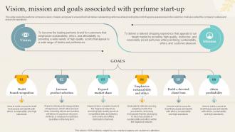 Vision Mission And Goals Associated With Perfume Start Up Premium Perfume Brand BP SS V