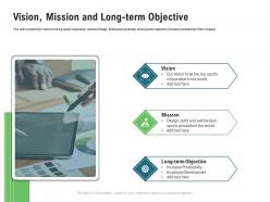 Vision mission and long term objective m3374 ppt powerpoint presentation summary