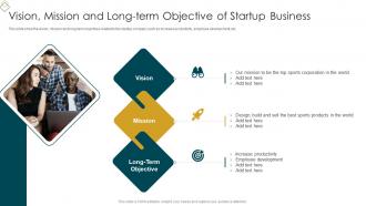 Vision Mission And Long Term Objective Of Startup Business