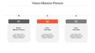 Vision mission person ppt powerpoint presentation gallery background images cpb