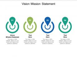Vision mission statement ppt powerpoint presentation ideas slides cpb