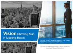 Vision showing man in meeting room