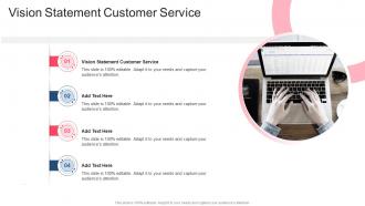 Vision Statement Customer Service In Powerpoint And Google Slides Cpb
