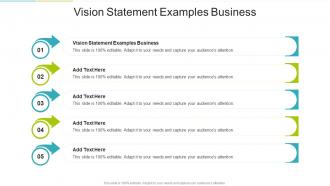 Vision Statement Examples Business In Powerpoint And Google Slides Cpb
