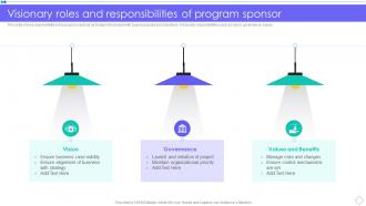 Visionary Roles And Responsibilities Of Program Sponsor