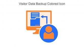 Visitor Data Backup Colored Icon In Powerpoint Pptx Png And Editable Eps Format