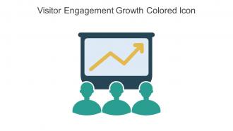 Visitor Engagement Growth Colored Icon In Powerpoint Pptx Png And Editable Eps Format