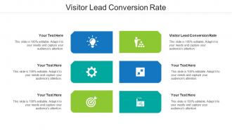 Visitor lead conversion rate ppt powerpoint presentation pictures aids cpb