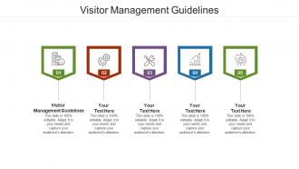 Visitor management guidelines ppt powerpoint presentation pictures smartart cpb