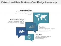 Visitors lead rate business card design leadership qualities cpb