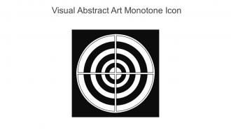 Visual Abstract Art Monotone Icon In Powerpoint Pptx Png And Editable Eps Format