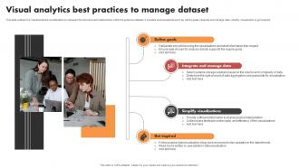 Visual Analytics Best Practices To Manage Dataset