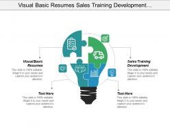 Visual basic resumes sales training development professional resume cpb