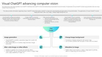 Visual Chatgpt Advancing Computer Vision Chatgpt Impact How ChatGPT SS V