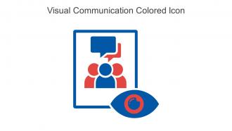 Visual Communication Colored Icon In Powerpoint Pptx Png And Editable Eps Format
