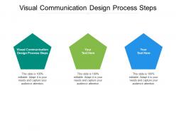 Visual communication design process steps ppt powerpoint presentation gallery show cpb