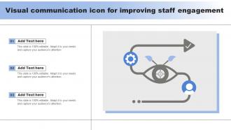 Visual Communication Icon For Improving Staff Engagement