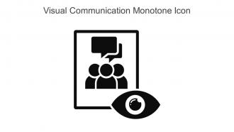 Visual Communication Monotone Icon In Powerpoint Pptx Png And Editable Eps Format