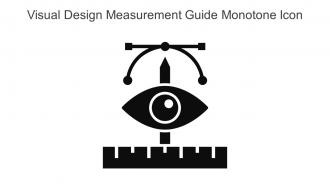 Visual Design Measurement Guide Monotone Icon In Powerpoint Pptx Png And Editable Eps Format