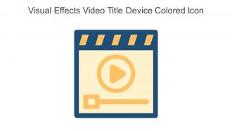 Visual Effects Video Title Device Colored Icon In Powerpoint Pptx Png And Editable Eps Format