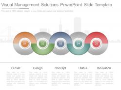 Visual management solutions powerpoint slide template