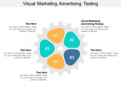 Visual marketing advertising testing ppt powerpoint presentation inspiration topics cpb