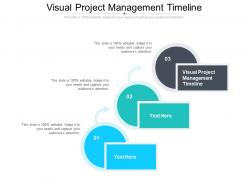 Visual project management timeline ppt summary graphics template cpb