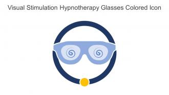 Visual Stimulation Hypnotherapy Glasses Colored Icon In Powerpoint Pptx Png And Editable Eps Format