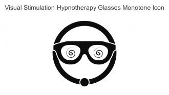 Visual Stimulation Hypnotherapy Glasses Monotone Icon In Powerpoint Pptx Png And Editable Eps Format