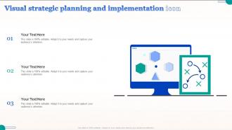 Visual Strategic Planning And Implementation Icon