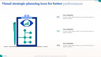 Visual Strategic Planning Icon For Better Performance