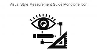 Visual Style Measurement Guide Monotone Icon In Powerpoint Pptx Png And Editable Eps Format