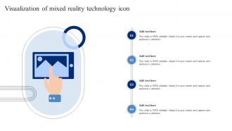 Visualization Of Mixed Reality Technology Icon