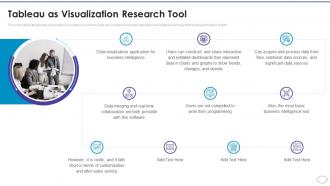 Visualization Research Branches Tableau As Visualization Research Tool Ppt Slides Show
